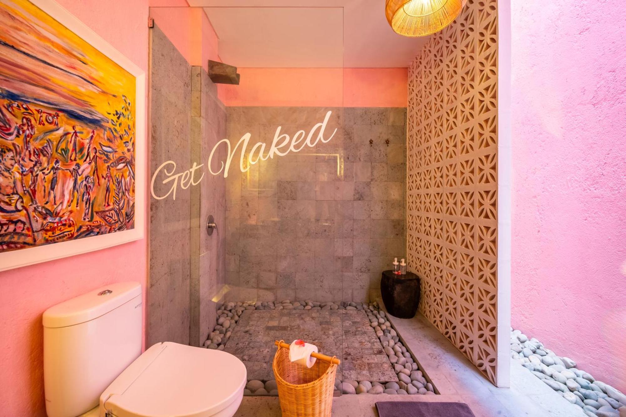 مبيت وإفطار جيمباران Pinkprivate Balangan - For Cool Adults Only المظهر الخارجي الصورة